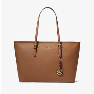 Michael Kors Jet Set Saffiano Leather tote